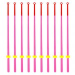 MUQZI sporditarvikud 10 tk suur punane talvine j&auml;&auml;p&uuml;&uuml;gi pikendusvarras merevee magevee jaoks 12 cm punane