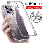 L&auml;bipaistev p&otilde;rutuskindel pehme silikoonist telefoni&uuml;mbris iPhone'ile 15 14 13 12 11 Pro Max X XR XS Max 7 8 Plus Luxury Fashion Clear TPU kate For iPhone 8 Plus