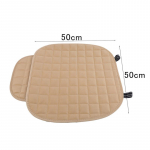 Lihtne mugav &uuml;hev&auml;rviline auto esipadi, libisemiskindel hingav autopadi One Size beež