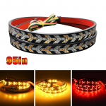 12 V 24 V auto piduri suunatule LED hoiatuslambi riba pikapi veoauto tagumise saba tagurpidi kahekordse v&auml;lgu tuli 2.4m