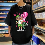2023 Feid Ferxxo Tour Print T-s&auml;rgid Unisex Naiste Suvine Mood Esteetika T-s&auml;rgid T&auml;navahip-hop Oversized l&uuml;hikeste varrukatega T-s&auml;rk 2XL
