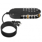 250 W termostaadiga kana jootmise k&uuml;ttekeha Vastupidav alumiiniumist Ohutu Tervislik P&otilde;lemisvastane kate Talvine kanavee j&auml;&auml;sulataja US Plug valge