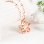 Isiklik Hollow Leaf Ripats Kaelakee Retro Star Clavicle kett valge