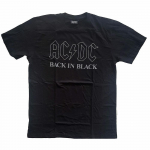 AC DC Back In Black ly Classic Rock Unisex T-s&auml;rk S