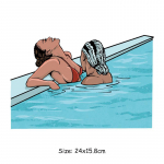 Termokleepsud Aafrika paari riiete kleebis Kapuutsiga dressipluusid Parches Ropa Kuumpressiga pealekantav Ise-tehtud T-s&auml;rgi pealekleeps Triigitav pealekleeps Kuumliimiga