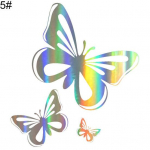 Auto Styling Anti Head veekindel Scratch Horse laserpeegeldav kleebise kleebis 8#