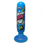 Laste t&auml;ispuhutav poksikott peen mustriga elavat v&auml;rvi PVC veekindel karate poksikoti poksivarustus oranž