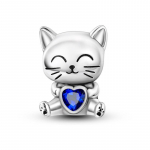 100% 925 Sterling h&otilde;bedast Firefly v&otilde;lusid Evil Eye &otilde;hupall Sinised amuletid FitUus originaal k&auml;ev&otilde;ru DIY ehete valmistamine