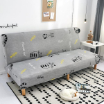 Geomeetrilised kokkupandavad diivanvoodikatted Diivanikatted Kahekordsed venivad istmekatte katted elutoa jaoks Geomeetriline print M (160-180cm) gray