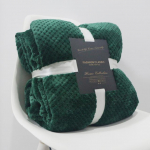 Sametist fliisist tekk Hall kergekaaluline &uuml;lipehmed hubased mikrokiust tekid 200X225cm roheline