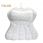 6 iminapaga vannipadi konksuga pestav Ergonoomiline &otilde;hkv&otilde;rk libisemiskindel kael &otilde;lg seljatugi Paks pehme SPA peatoe padi Vannituba valge