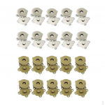 20 paari klambrid, n&ouml;&ouml;bid, meisterdamine, rahakotid, k&auml;ekotid, &otilde;mblemine, k&auml;sit&ouml;&ouml;, 14 mm