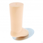 Laps / poisslaps, t&uuml;drukute unisex jalad jalad, plastsokk 9 cm, nahav&auml;rv