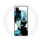 Samsung Galaxy A41 Tokyo Ghoul poole n&auml;oga &uuml;mbris