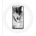 &Uuml;mbris Samsung Galaxy Grand Prime Wolf Duo loomadele