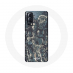 Case for Vivo Y72 Game of Thrones, 8. hooaeg Game of Thrones Plakati tegelased hall taust