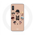 &Uuml;mbris Xiaomi Redmi Note 5 Pro BTS TinyTAN animatsiooniplakatile RM Jin Suga J-Hope Jimin V ja Jungkook