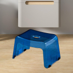 Bathroom Stool Potty Step Lightweight Sturdy Multiuse Non Slip Stable under Desk sinine