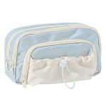 Suure mahutavusega pliiatsikott, kaasaskantav t&otilde;mblukk, multifunktsionaalne poiste t&uuml;drukute kooli&otilde;pilaste pliiats-kirjatarvete kott Koolitarbed roosa