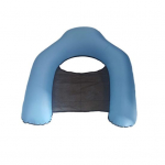 Ujuv madrats, tugev kandev&otilde;imega lekkekindel nailonist basseini t&auml;ispuhutav lamamistool suveks sinine