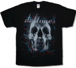 Vinatge Deftones Band Skull Black Hl6019 Unisex T-s&auml;rk XXXXL