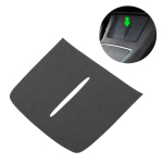 LUCKEASY Tesla Model 3 jaoks Salongi tarvikud Ukse k&auml;etugi Keskjuhtimispaneel Suede Suede Mustusevastane matt Autole 21 M3-Recharge