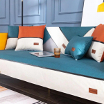 Veekindel diivanikate tehnokangast diivanipadi Four Seasons universaalne nahast &uuml;hev&auml;rviline libisemiskindel diivani seljatugi k&auml;etoe r&auml;tik 70X70 CM 1PCS