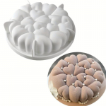S&otilde;brap&auml;eva s&uuml;damekujuline &otilde;mblustekstuur vahtvorm, toidukvaliteediga silikoonist koogivormid koogikaunistust&ouml;&ouml;riist magustoit k&uuml;psetusn&otilde;ud valge