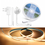 PIR-liikumisandur voodikaunistusega lamp COB LED 12V COB LED-riba tiras de luces led j&otilde;ulutuled lintn&ouml;&ouml;rvalgusti vannituppa 1m valge