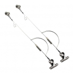 2/3/5 tk &otilde;ngeritva kellaalarmi magevee merevee universaalne roostevabast terasest klambri t&uuml;&uuml;p kalavarras kalahammustuse indikaator hoiataja kalap&uuml;&uuml;gi tarvikud 2pcs