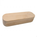 P&ouml;&ouml;gi puidust r&auml;tsepad Klapp Aurupunkti pressimine Suur &otilde;mblust&ouml;&ouml;riist Kahepoolne soonega 17.8x5.5x3.8cm