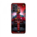 Coque Maniacase pour Samsung Galaxy A53 5g Lewis Hamilton Ferrari officiel
