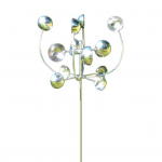 Tuulevurr, rauakunst 3D metallist tuuleveski kineetiline skulptuur Aiakaunistus Kodukaunistus