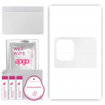 apgo Ultra Clear Protective Skin Sticker for the back compatible with Oppo Find X3 Pro Lensman, Wrap Film, Hydrogel Film, Flexible, Soft TPU with posi