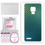 apgo Protective Skin Sticker for the back compatible with Ulefone Note 7P, Wrap Film, Foil, Vinyl - Pattern Carbon Chameleon CAKA1