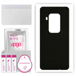 apgo Protective Skin Sticker for the back compatible with Motorola One Zoom, Wrap Film, Foil, Vinyl - Pattern Matrix
