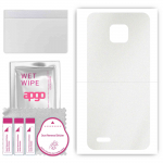 apgo Protective Skin Sticker for the back compatible with Ulefone S11, Wrap Film, Foil, Vinyl - Pattern Matte Transparent