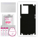 apgo Protective Skin Sticker for the back+sides compatible with OnePlus 10R 5G, Full Wrap Film, Foil, Vinyl - Pattern Matrix