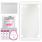 apgo Protective Skin Sticker for the back+sides compatible with Apple iPhone 6, Full Wrap Film, Foil, Vinyl - Pattern Matte Transparent