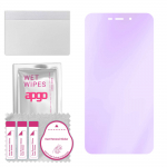 apgo Anti-Blue 9H Hybrid protective glass compatible with Xiaomi Redmi 4A, flexible nano glass, great replacement for tempered glass, scratch-resistan