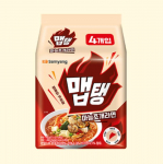 Samyang UUS V&uuml;rtsikas Ramyeon MAPTAENG 3-maitseline: Must pipar veiseliha / pipar ja roheline sibul / k&uuml;&uuml;slaugu karbid (13 Valikud) Garlic Clam Ramen x 4P
