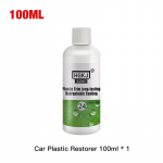 HGKJ-24 Plastic Restore Revitalizer Plastic Renovator Kauakestev kate autokummidele Refurbish Clean Gloss Must l&auml;ige 100ml
