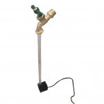 N&auml;htamatu ujuvkraan Purskkaev, mis kaunistab metallist ujuvkraan P&uuml;hadekingitus n&auml;htamatu tila