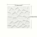 1/5/10 tk 35 * 35 cm 3D telliskiviseina kleebised DIY Decor Isekleepuv veekindel tapeet lastele tuba Magamistuba k&ouml;&ouml;k Kodu seinakaunistus 1pcs 35*35cm valge