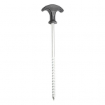 Matkatelgi vaia Tugev kandev&otilde;ime, paksendatud tuulekindel tsingitud rauast l&ouml;&ouml;gikindlus telkimisaia varikatuse vaias v&auml;litingimustes must