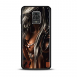 Telefoni&uuml;mbris Xiaomi Redmi Note 9 9s 8T 8 Pro 7 8A 9A 9C 9T 9i 9 Power Matte Bumper Coque Silikoonist Pehme Seksikas Varrukas Tattoo Girl Redmi Note 10Pro Max