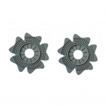 2 tk klaasipuhasti padi korrosioonikindel veekindel mini universaalne auto klaasipuhasti k&auml;e p&otilde;hja augu kaitse B