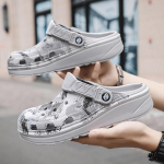 Meeste sussid kamuflaažiplatvorm &otilde;ues, suvised puukingad, kingad, naiste, rannasandaalid, meeste pehmed EVA siseruumides, siseruumides liugused, pl&auml;tud 43