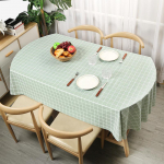 Ovaalne laudlina Veekindel &otilde;likindel PVC lauakate Dekoratiivne s&ouml;&ouml;gilaud Kohvik Pulmakaunistus Kena lauakate 90x150cm 1pcs