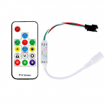 WS2812B WS2811 5050 RGB LED-riba valguse kontroller, 14 klahvi RF kaugjuhtimispult DC5-24V 12V